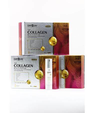 DAY2DAY Collagen Beauty Intense Pineapple 3 Month Set and Adaleb Plus - Buy Online on GoSupps.com