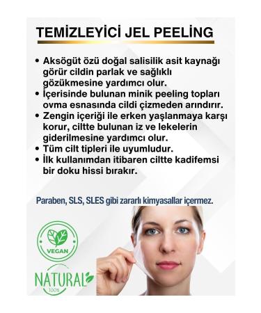 BERRALINA NATURAL CARE PRODUCTS Anti-Aging Natural Cleansing Gel Peeling All Skin Types Natural Content - Buy Online on GoSupps.com