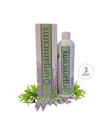 Organicum Lavender Hair Care Shampoo 350 ml x 3 Pieces