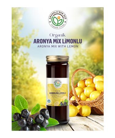 The essence of Anatolia organic production Organic Aronia Mix (LEMON) 120ml - Buy Online on GoSupps.com