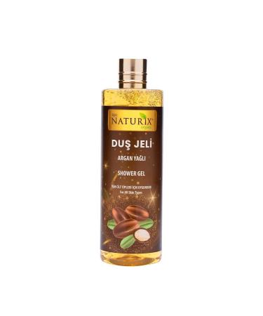 Naturix Argan Oil Shower Gel Velvety Touch Moisturizing Shower Gel 400 Ml