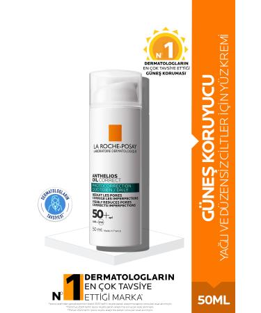 La Roche Posay Anthelios Oil Correct Face Sun Cream For Oily And Irregular Skin 50 ml