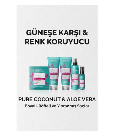 Urban Care Pure Coconut&aloe Vera Dyed Hair Special Color Protection Liquid Hair Care Cream-vegan-200 ml - Buy Online on GoSupps.com