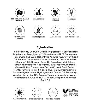 Cream Co. 3in1 Lip Balm 404 | Moisturizing Shine Lip Care | Red Strawberry | Hyaluronic Acid Ceramide - Buy Online on GoSupps.com