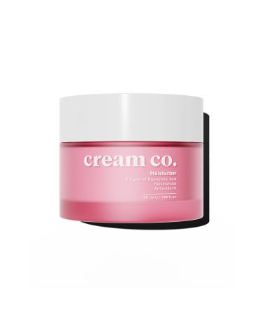 Cream Co. Moisturizer | Water-Based Moisturizing Face Cream Skin Tone Equalizer Brightener | All Skin Types