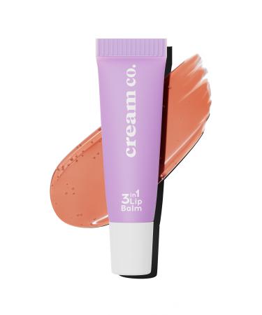 Cream Co. 3in1 Lip Balm 403 | Moisturizing Shine Lip Care | Beige Cookie | Hyaluronic Acid Ceramide