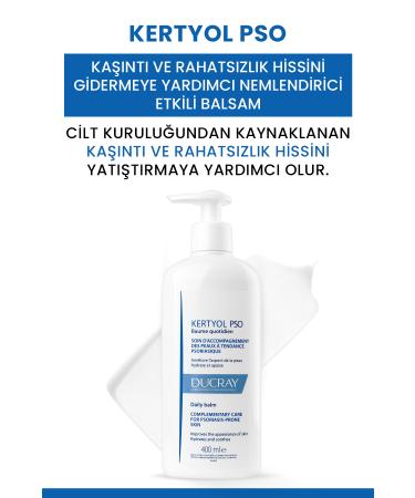 Ducray Kertyol Pso Daily Moisturizing Balm 400 ml - Buy Online on GoSupps.com