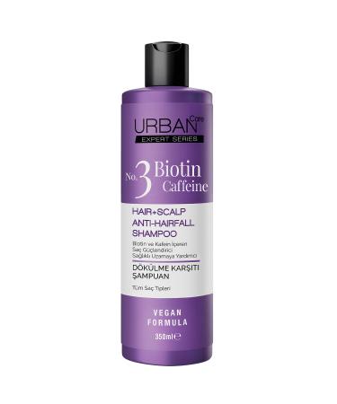 Urban Care Expert Biotin And Caffeine Anti-Hair Loss Shampoo X3 Pieces-Fast Growth Helper-350 ml - Buy Online on GoSupps.com