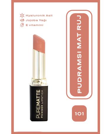 Golden Rose Pure Matte Powder Lipstick No: 101 - Powdered Matte Lipstick - 8691190533519