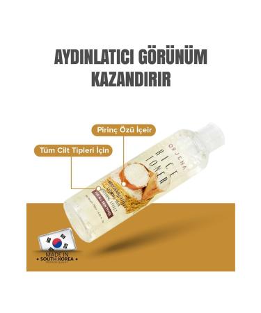 Orjena Rice Toner Rice Extract Tone Equalizing Brightening Toner 250ml - Buy Online on GoSupps.com