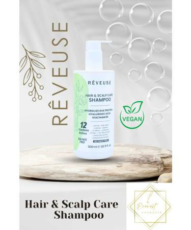 Reveuse Dermocosmetic Effective Against Eczema Dandruff Hair Loss Hair Growth Care and Repair Shampoo 500ml - Buy Online on GoSupps.com