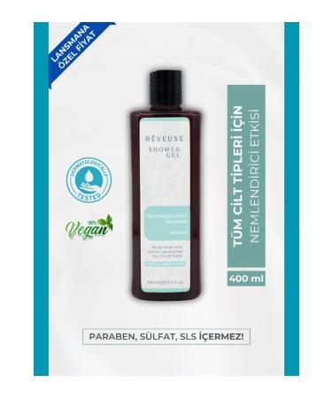 Reveuse Moisturizing Nourishing Effective Eczema Reliever Special Shower Gel for Dry Oily and Dry Skin 400ml - Buy Online on GoSupps.com