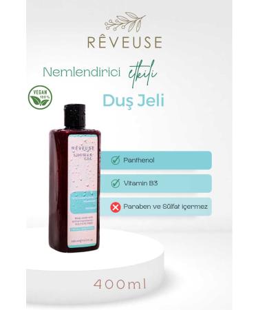 Reveuse Moisturizing Nourishing Effective Eczema Reliever Special Shower Gel for Dry Oily and Dry Skin 400ml - Buy Online on GoSupps.com