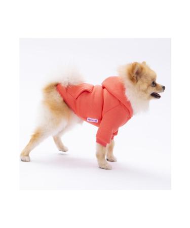 Pettrend Salmon Kangaroo Pocket Cat-Dog Hoodie-Sweatshirt Cat Dog Outfit - Buy Online on GoSupps.com
