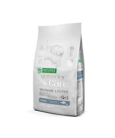 Nature's Protection Np Superior Care White Dogs Grain-Free Trout Small & Mini Adult Dog Food 1.5 Kg