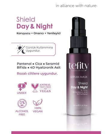 tefity Serum Mask for Day & Night Use Strengthening Skin Barrier Shield Day & Night Serum Mask - Buy Online on GoSupps.com