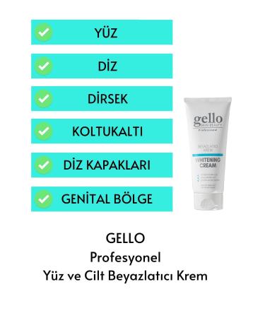 GELLO Skin Whitening Blemish Cream Whitening Whitening Cream - Buy Online on GoSupps.com