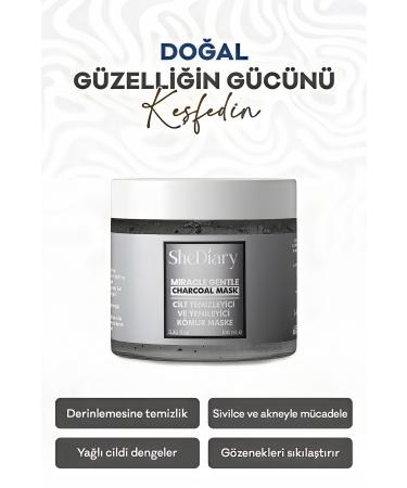 SheDiary Collagen Dead Sea Clay Mask Blemish Acne and Blackhead Remover 2 Boxes - Buy Online on GoSupps.com