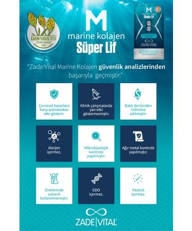 Zade Vital Zadevital Marine Collagen Super Fiber 28 Powder Sachet - Buy Online on GoSupps.com