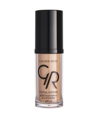 Golden Rose Lightweight 2in1 Foundation Covering All Skin Types of Blemishes and Flaws 07 min.274