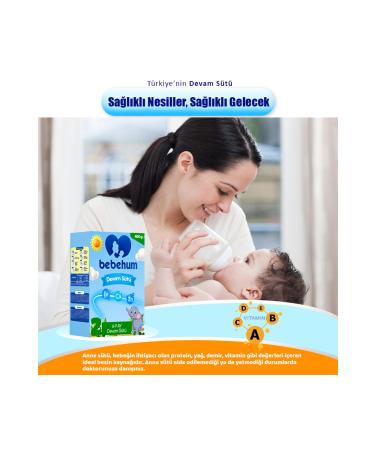 bebehum 2 Follow-On Milk 400 gr 6-9 Months 10 Pieces - Buy Online on GoSupps.com