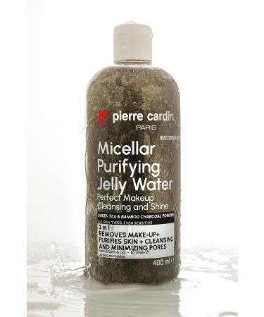 Pierre Cardin Gently Cleansing Micellar Water with Charcoal Powder & Green Tea - Makeup Cleansing Water - Buy Online on GoSupps.com