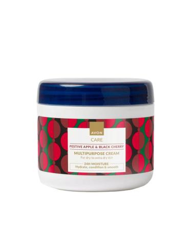 Avon Care Festive Moisturizing Multi-Purpose Cream with Apple and Black Cherry 400 Ml.