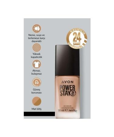 Avon Power Stay Matte Foundation 30ml. 228g Nude - Buy Online on GoSupps.com