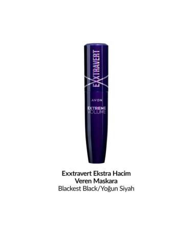 Avon Exxtravert Extra Volume Mascara 9.5 ml Blackest Black