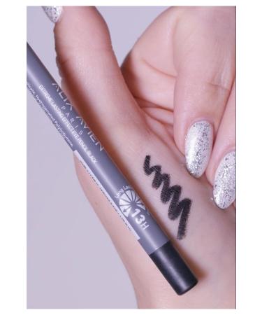 Alix Avien Waterproof Black Eye Pencil - 13 Hours Lasting Effect - Extreme Lasting Effect Eye Pencil Black - Buy Online on GoSupps.com