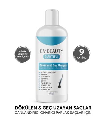 Embeauty Collagen and Keratin Anti-Hair Loss Fast Hair Growth Plumping Repairing Nourishing Shampoo