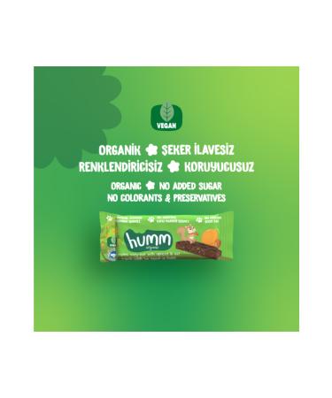 Humm Organic Vegan Apricot and Hazelnut Oatmeal Bar Snack Pack - 6 pieces - Buy Online on GoSupps.com