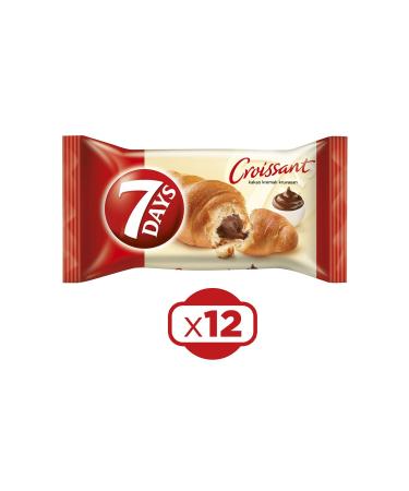7DAYS Cocoa Cream Filled Croissant 60 gr x 12 Pcs
