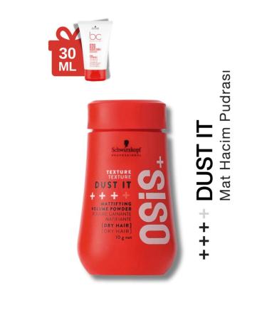 Osis Dust It Strong Hold Matte Volume Hair Powder 10g + BC Split End Prevention Serum 30ml
