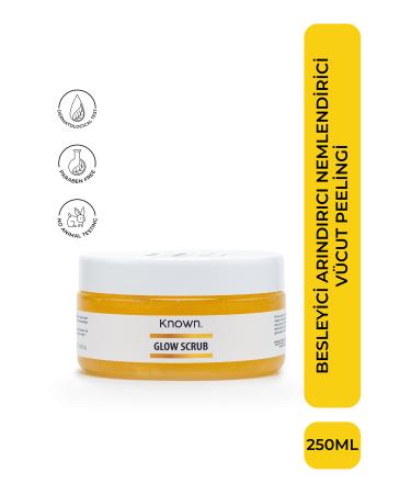 KNOWN. Glow Body Scrub Nourishing Purifying Moisturizing Body Peeling