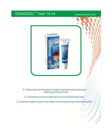 Gengigel Teen Gel Child Damaged Oral Tissue Gel 15 ml - Buy Online on GoSupps.com