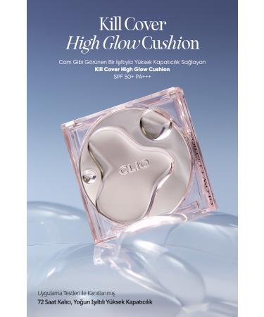 CLIO Intense Moisture and Shine Cushion Kill Cover High-glow Cushion Spf50 Pa (2 LINGERIE) - Buy Online on GoSupps.com