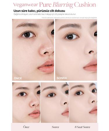 CLIO Blur Effect Vegan Cushion CLIO Veganwear Pure Blurring Cushion+Refill SPF50+ PA+++ (4 Ginger) - Buy Online on GoSupps.com