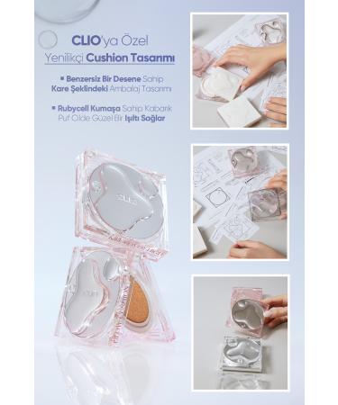 CLIO Intense Moisture and Shine Cushion Kill Cover High-glow Cushion Spf50 Pa (2 LINGERIE) - Buy Online on GoSupps.com