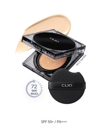CLIO Permanent Concealer Cushion Kill Cover The New Foundation Cushion Refill Spf50 Pa (3.5 VANILLA)
