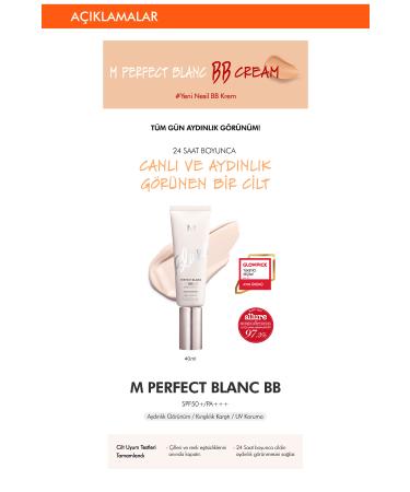 Missha Brightening & Tone Equalizing Multi-Functional BB Cream M Perfect Blanc BB Cream SPF50+/PA++++ 19/Rosy - Buy Online on GoSupps.com