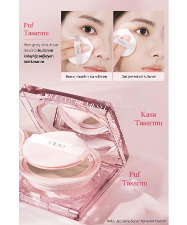 CLIO Intense Moisture and Shine Cushion Kill Cover Mesh Glow Cushion Refill Spf50 Pa (2 LINGERIE) - Buy Online on GoSupps.com