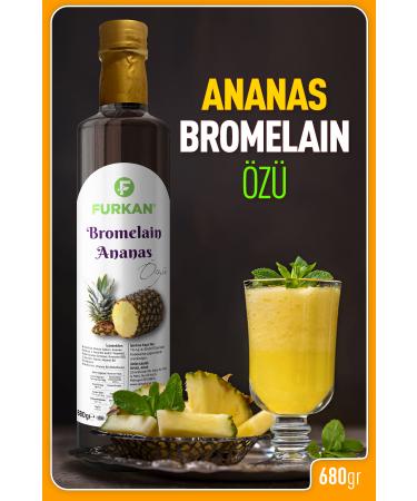Furkan Natural Products Bromelian Pineapple Extract 680 gr - Buy Online on GoSupps.com