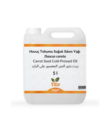 Tito Carrot Seed Cold Pressed Oil Daucus Carota 5 Liters
