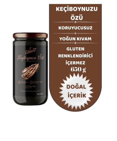 HAND MADE From Fethiye Natural Additive-Free and Organic Carob Extract 650gr