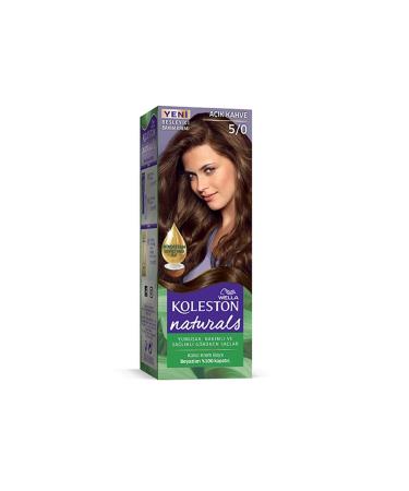 Naturals Hair Dye Light Brown 5/0 2x Pack - Lisinya