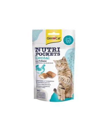 Gimcat Nutripockets Dental Cat Food for Dental Health 60gr