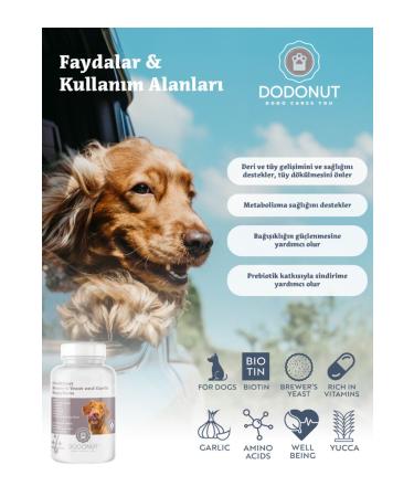 DODONUT Dog Health Set of 4 Probiotic Skin and Fur Health Multivitamin Natural Salmon Oil - Buy Online on GoSupps.com