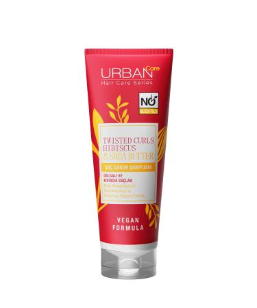 Urban Care Hibiscus & Shea Butter Curly and Wavy Hair Special Shampoo 3x250ml-sulfate-free-vegan - Buy Online on GoSupps.com