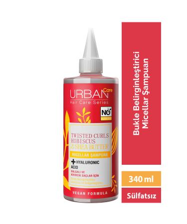 Urban Care Hibiscus & Shea Butter Micellar Shampoo for Curly and Wavy Hair X2 340 ml - Buy Online on GoSupps.com